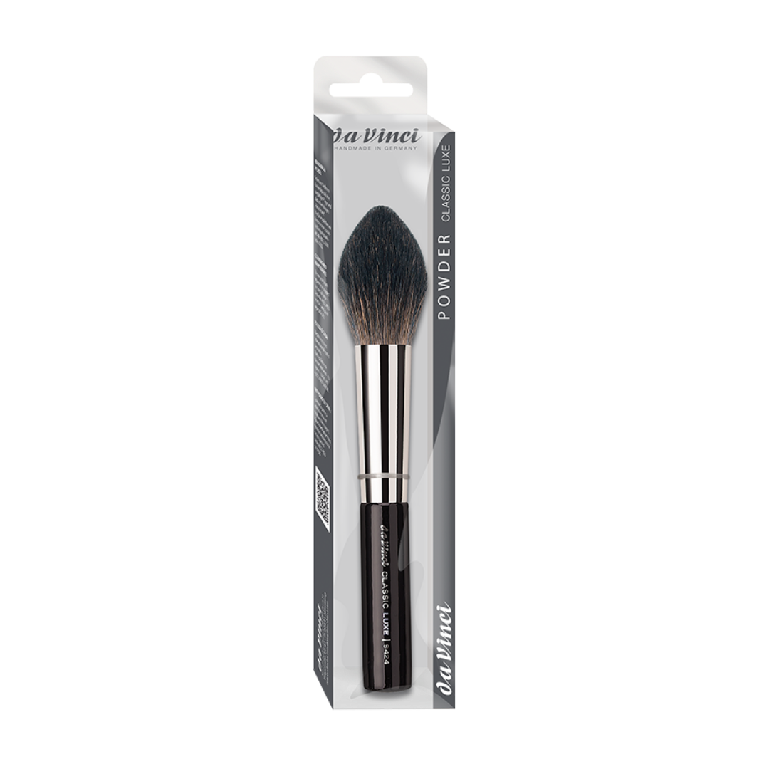 Puder/Rougepinsel - spitz-oval, extra feine Ziegenhaar