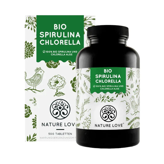 Nature Love - Bio-Spirulina + Chlorella 500 Tabletten