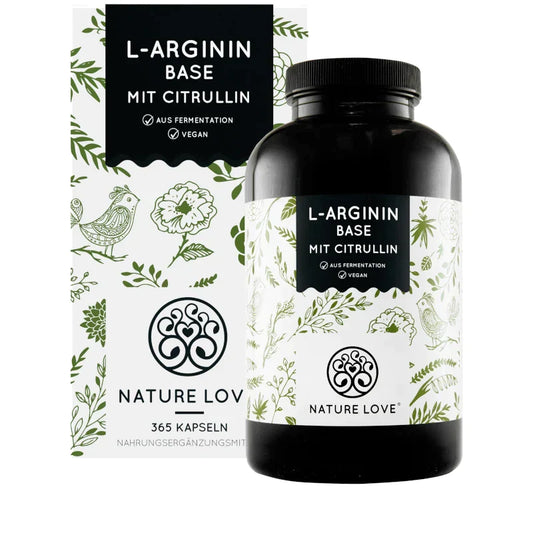 Nature Love - L-Arginin HCL 365 Kapseln