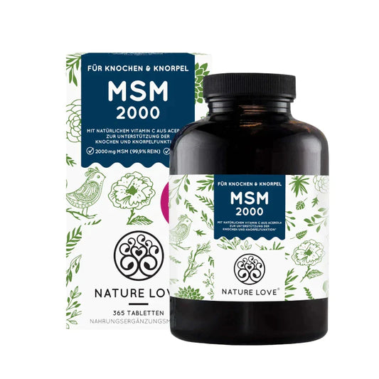 Nature Love - MSM mit Vitamin C 365 Tabletten