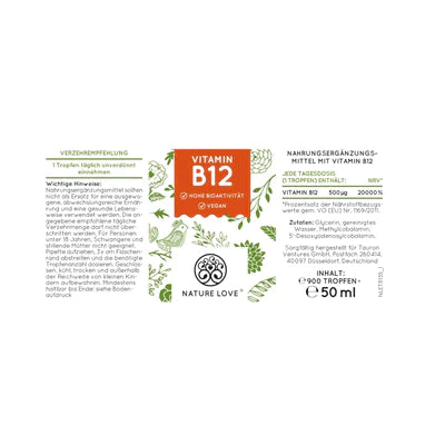 Nature Love - Vitamin B12 50 ml