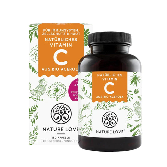 Nature Love - Vitamin C aus Bio-Acerola 180 Kapseln