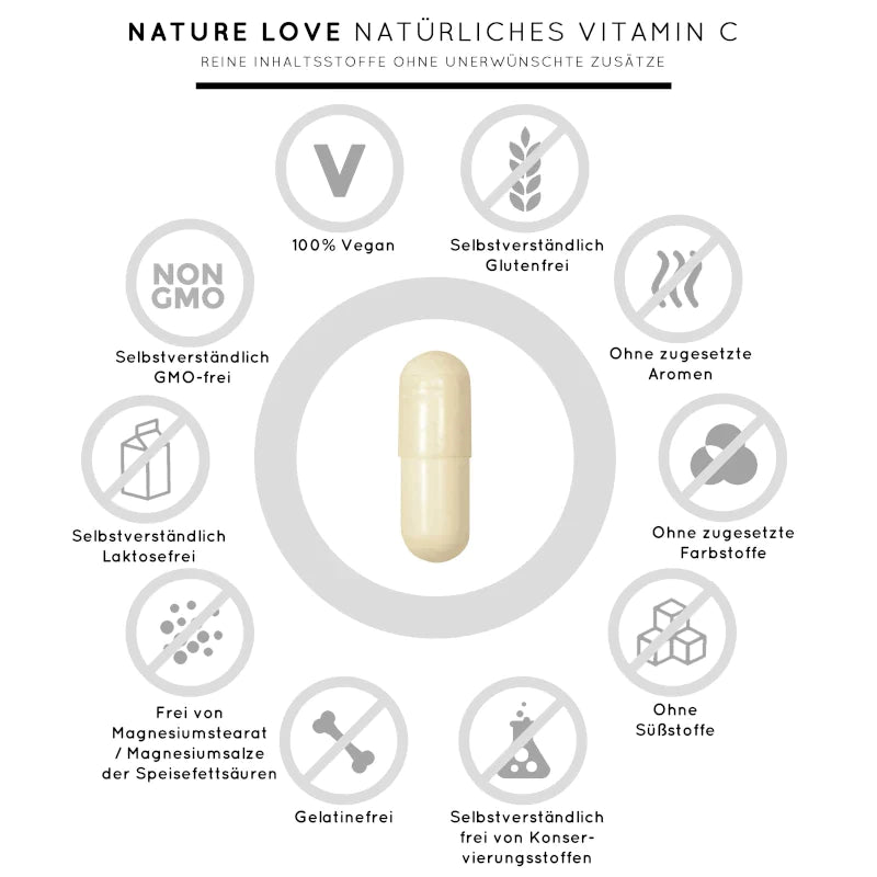 Nature Love - Vitamin C (Camu Camu) 120 Kapseln