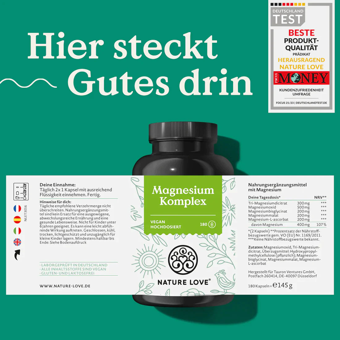 Magnesium Komplex Kapseln