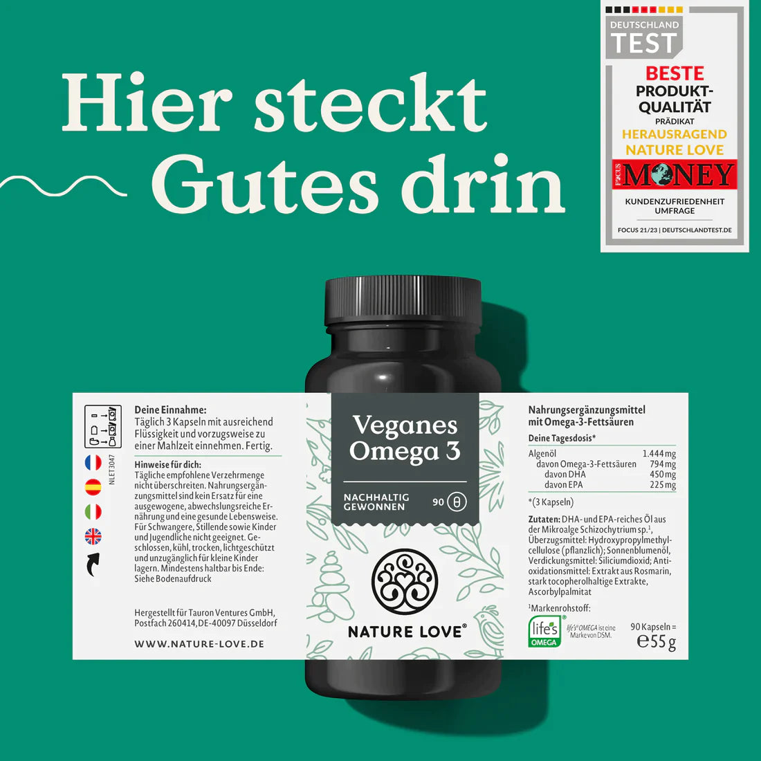 Veganes Omega 3 Kapseln