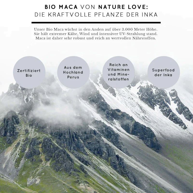 Nature Love - Bio Maca (Schwarz) 180 Kapseln