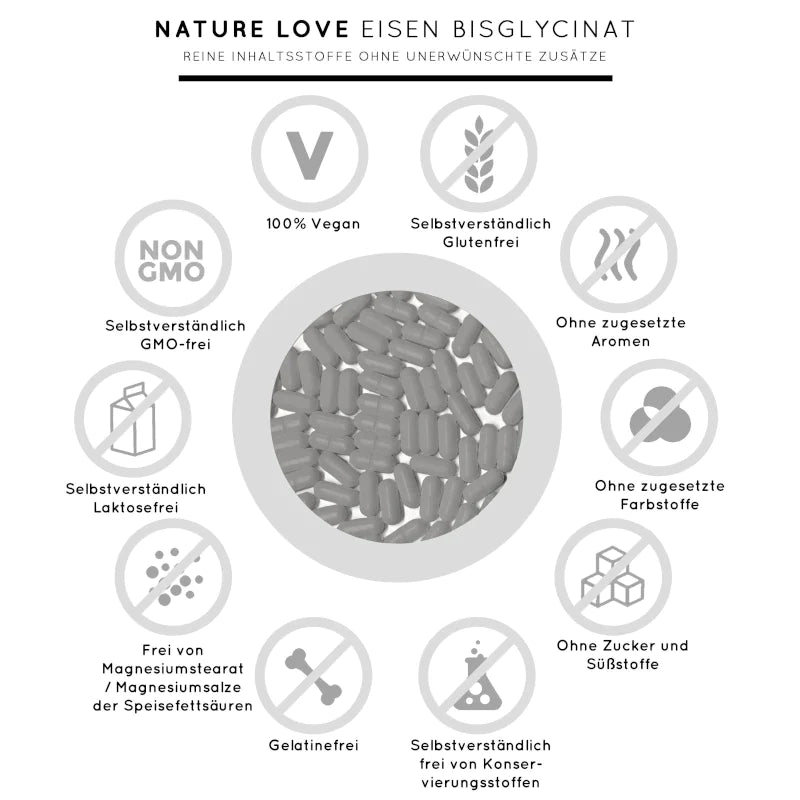 Nature Love - Eisen mit Vitamin C 120 Tabletten