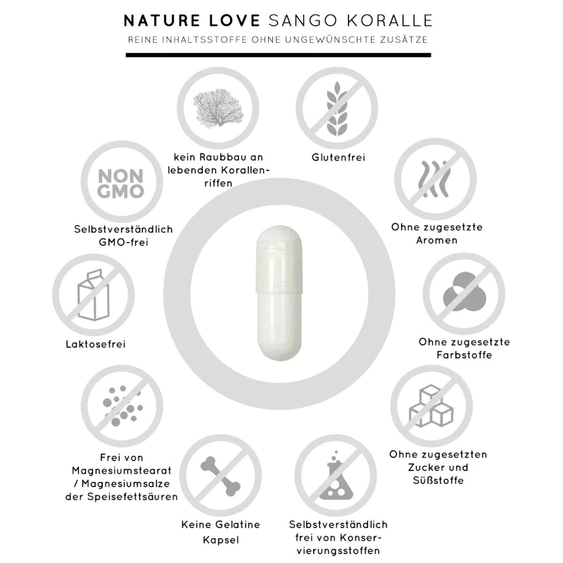 Nature Love - Sango Meereskoralle 180 Kapseln