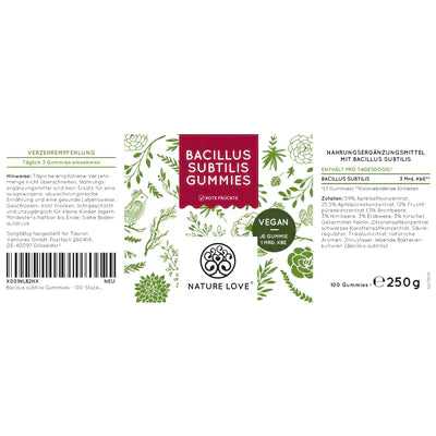 Nature Love - Bacillus subtilis Gummies 250g